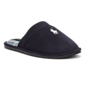 Ralph Lauren Kalrence Microsuede Mens Navy Slippers