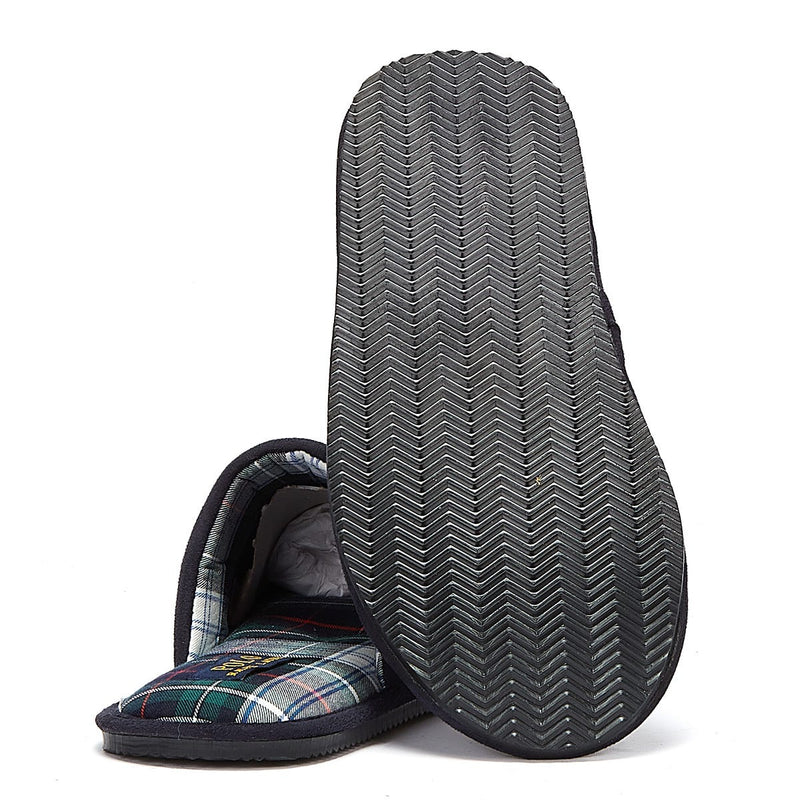 Ralph Lauren Kalrence Microsuede Mens Navy Slippers