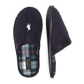Ralph Lauren Kalrence Microsuede Mens Navy Slippers