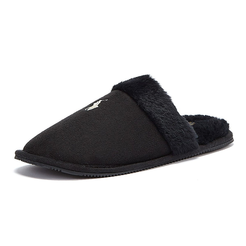 Ralph Lauren Summit Scuff II Womens Black Slippers