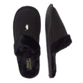 Ralph Lauren Summit Scuff II Womens Black Slippers