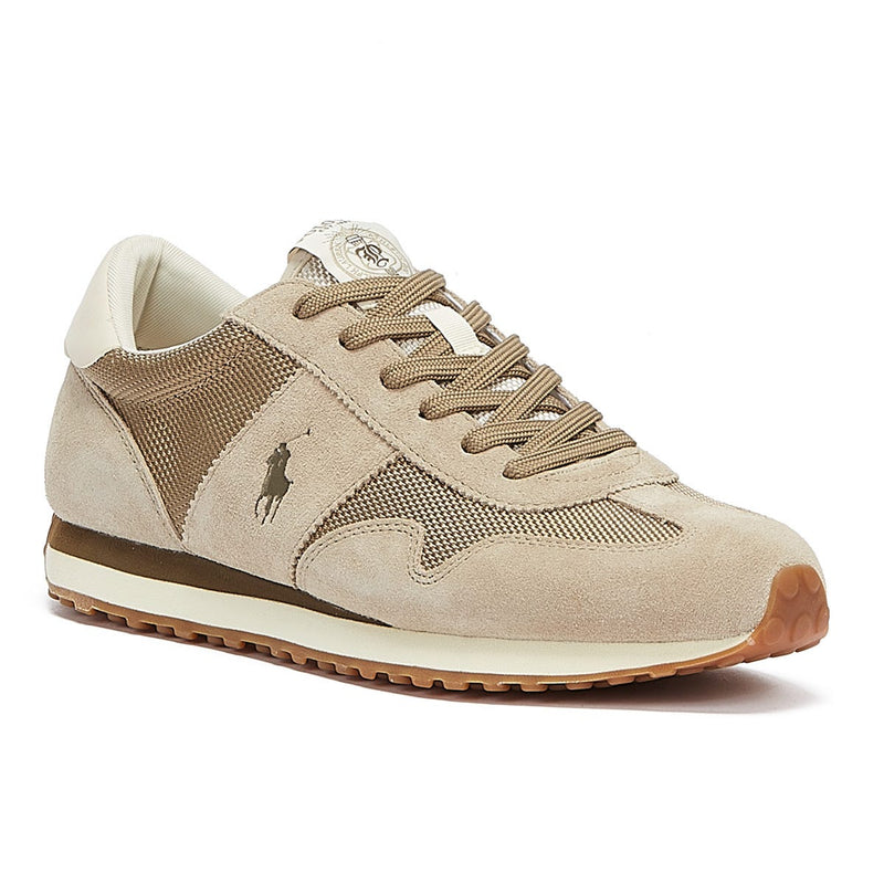 Ralph Lauren Train 85 Mens Khaki Trainers