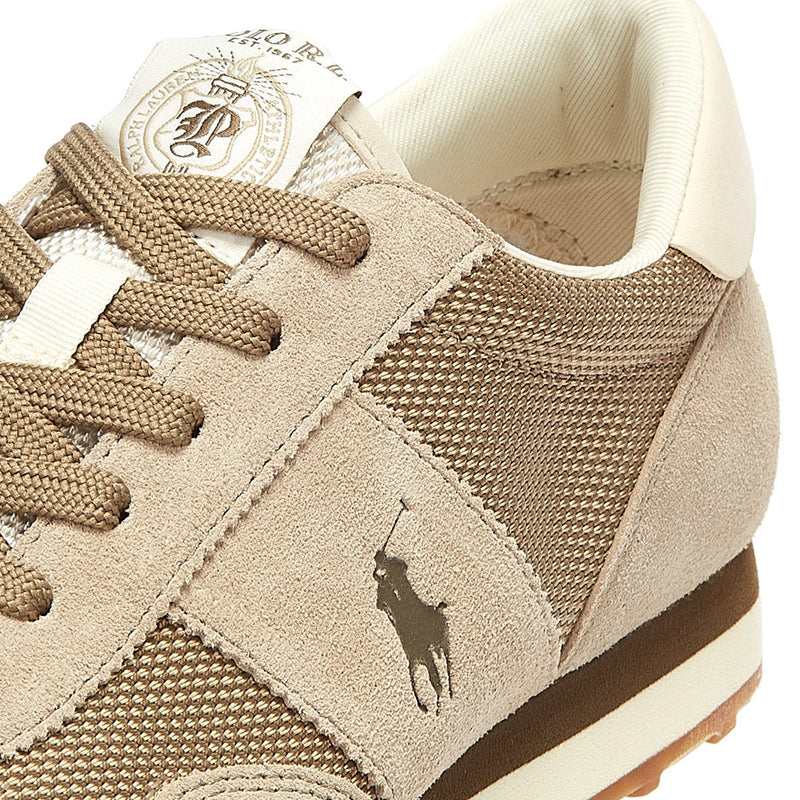 Ralph Lauren Train 85 Mens Khaki Trainers