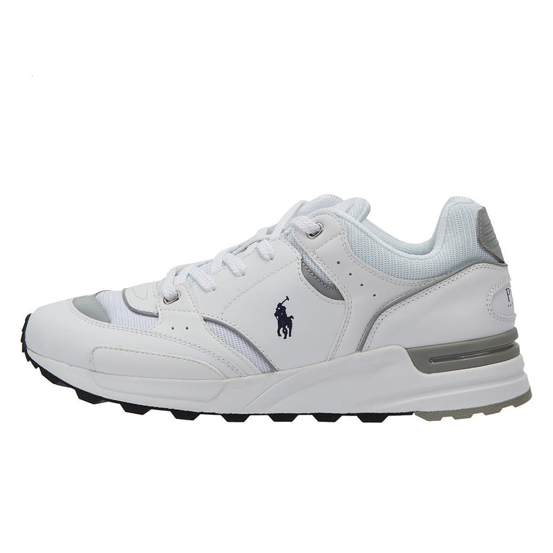 Ralph Lauren Trackster 200 Mens White Trainers
