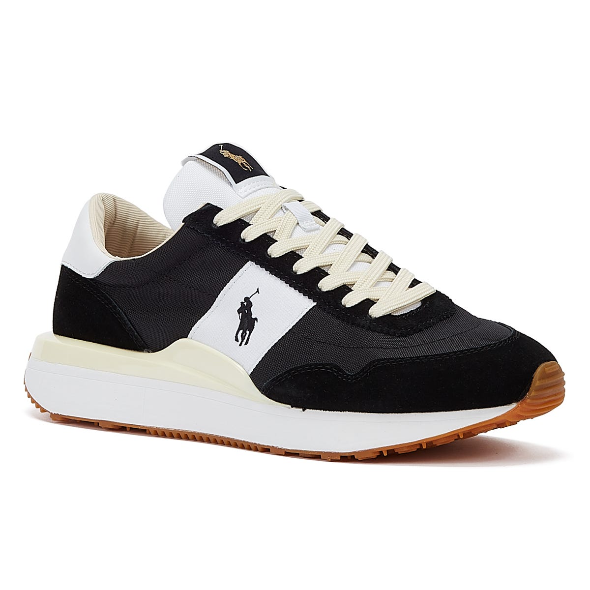 Ralph Lauren Train 89 Mens Black / White Trainers