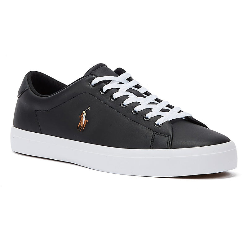 Ralph Lauren Longwood Leather Black Trainers