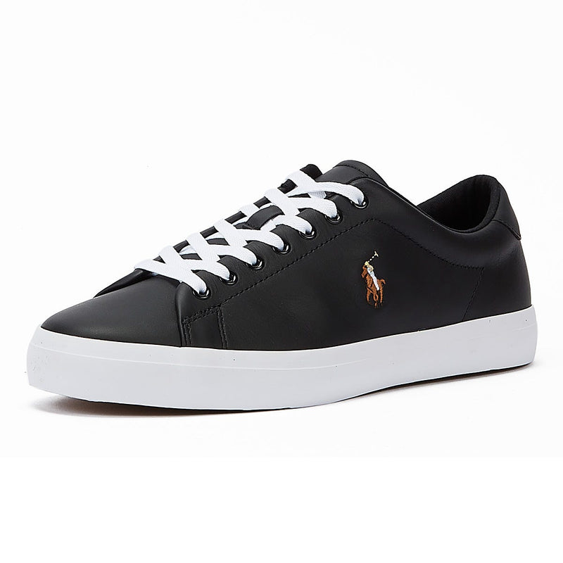 Ralph Lauren Longwood Leather Black Trainers