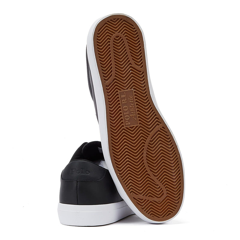 Ralph Lauren Longwood Leather Black Trainers