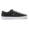 Ralph Lauren Longwood Leather Black Trainers