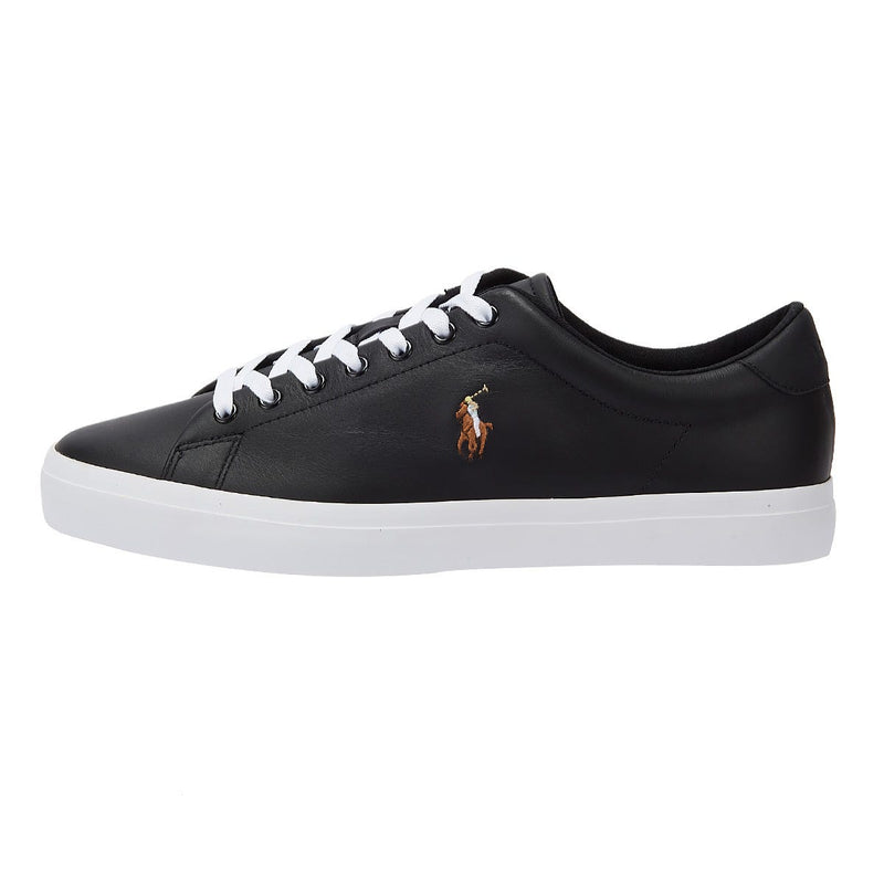 Ralph Lauren Longwood Leather Black Trainers