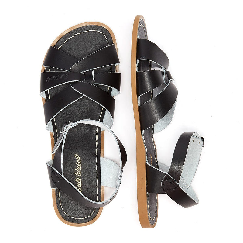 Salt Water Original Womens Black Sandals