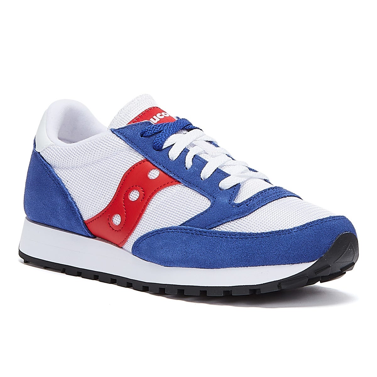 Saucony Jazz Vintage Mens White / Blue / Red Trainers