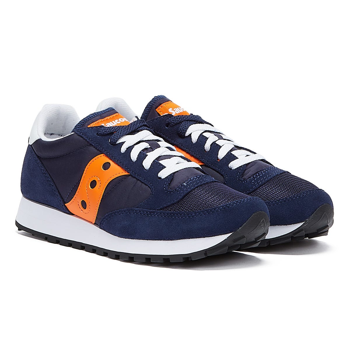 Saucony Jazz Vintage Mens Navy / Orange Trainers