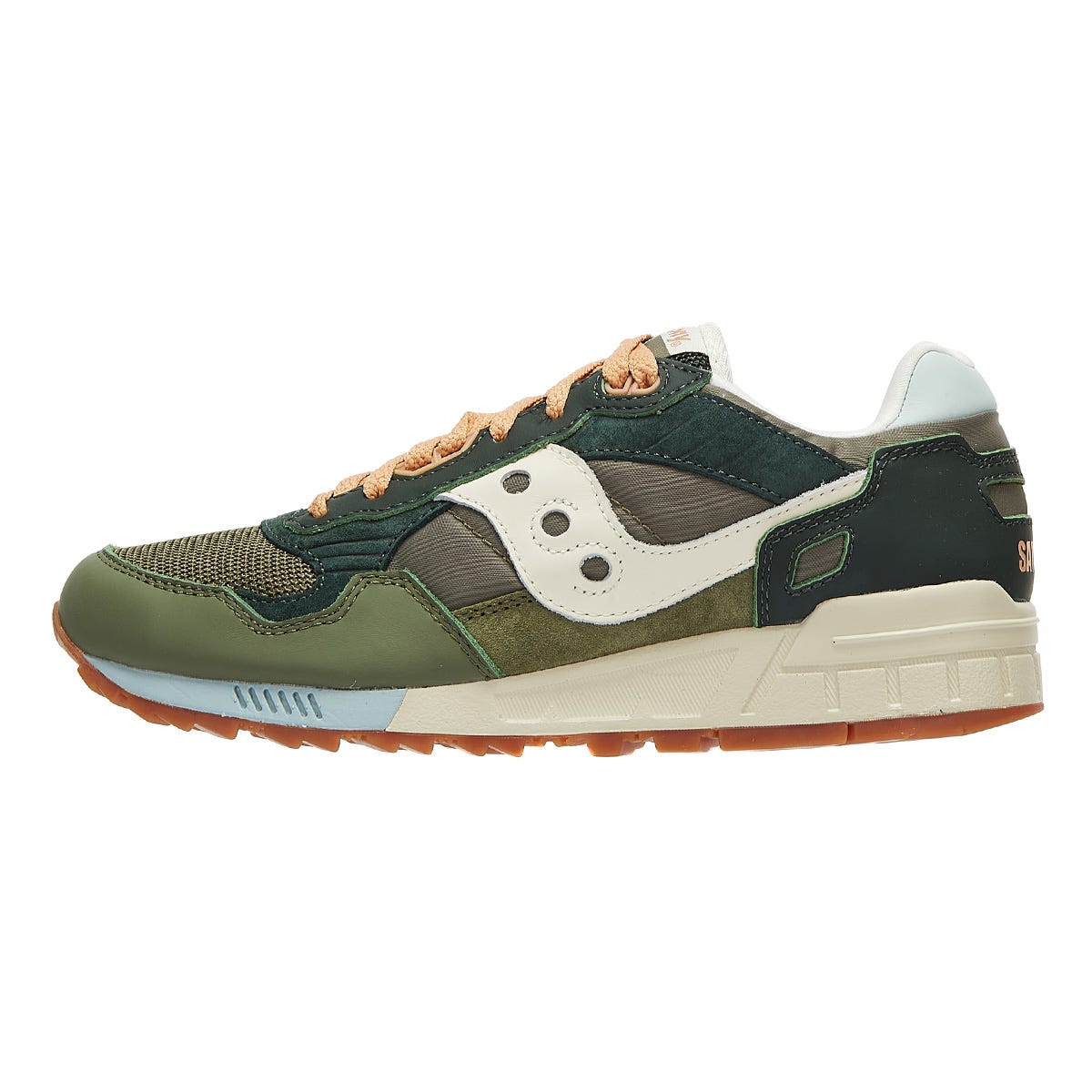 Saucony Shadow 5000 Vintage Mens Dark Green / Tan Trainers