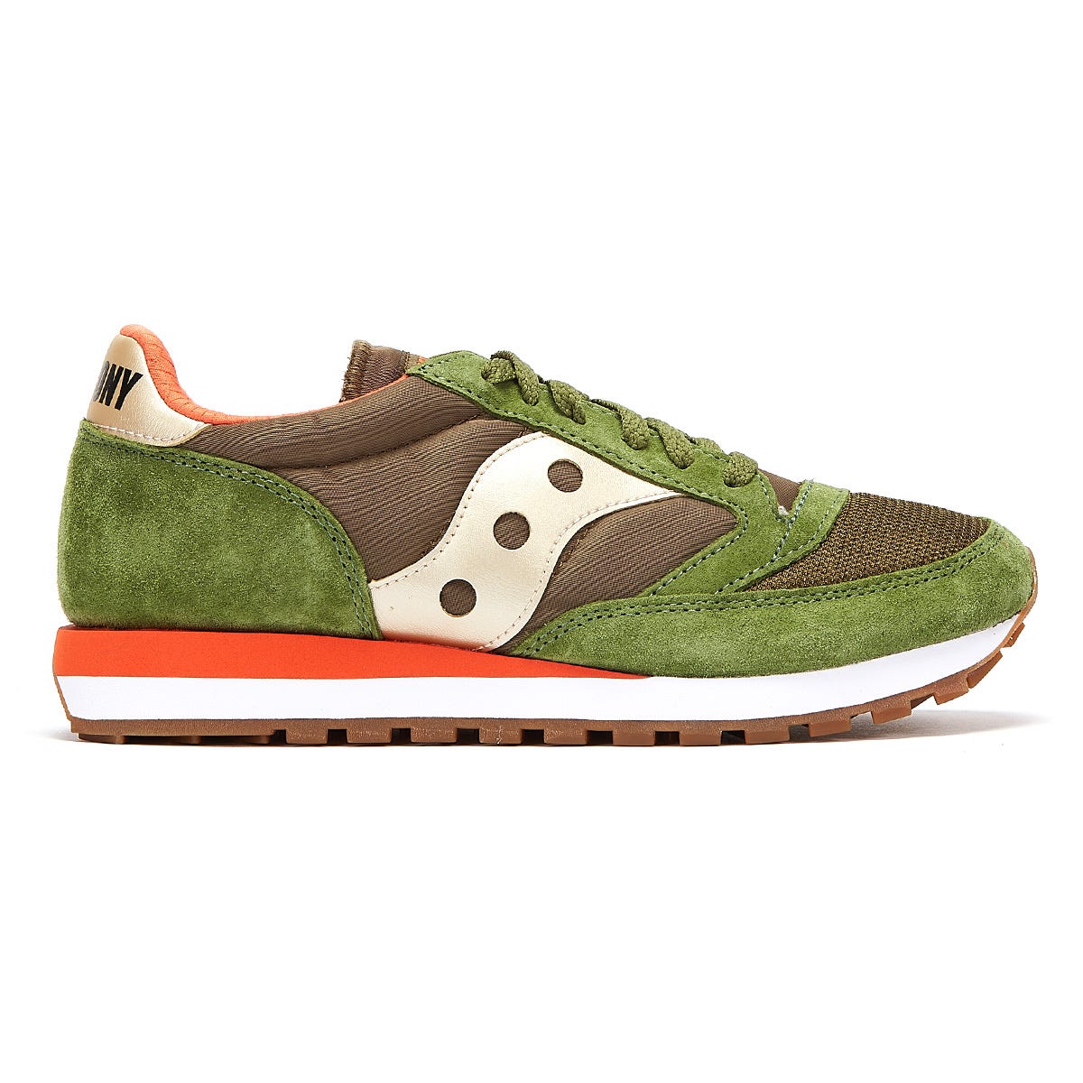 Saucony Jazz 81 Mens Green / Orange Trainers