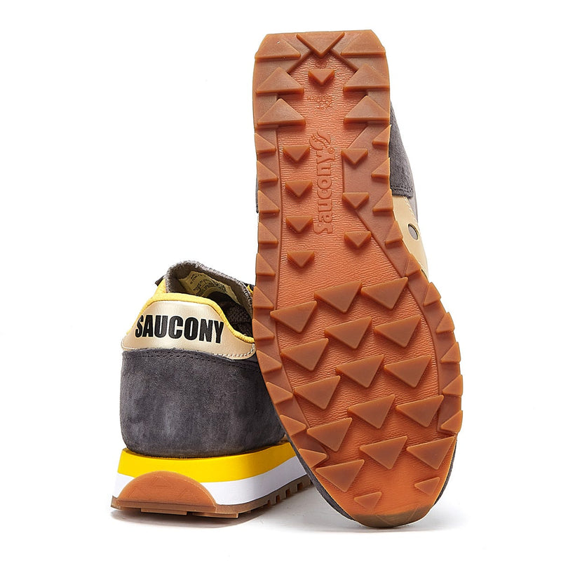 Saucony Jazz 81 Mens Grey / Yellow Trainers