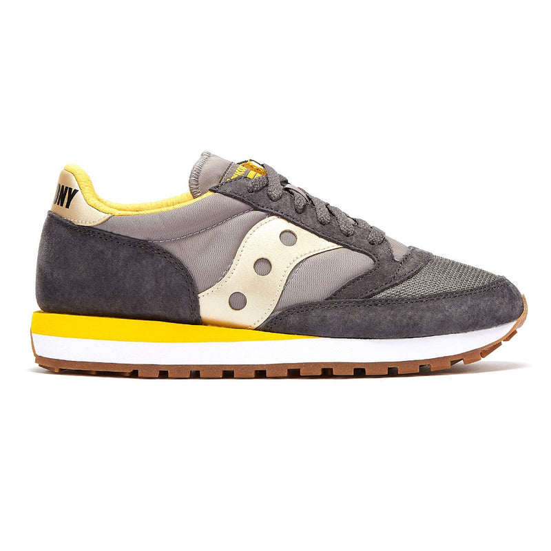 Saucony Jazz 81 Mens Grey / Yellow Trainers