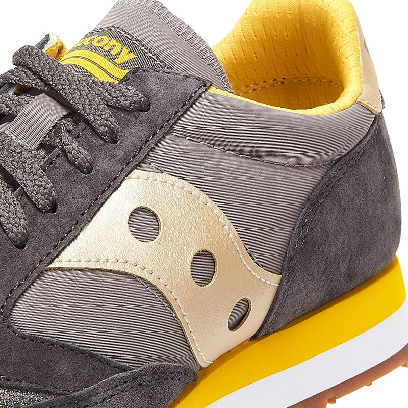 Saucony Jazz 81 Mens Grey / Yellow Trainers