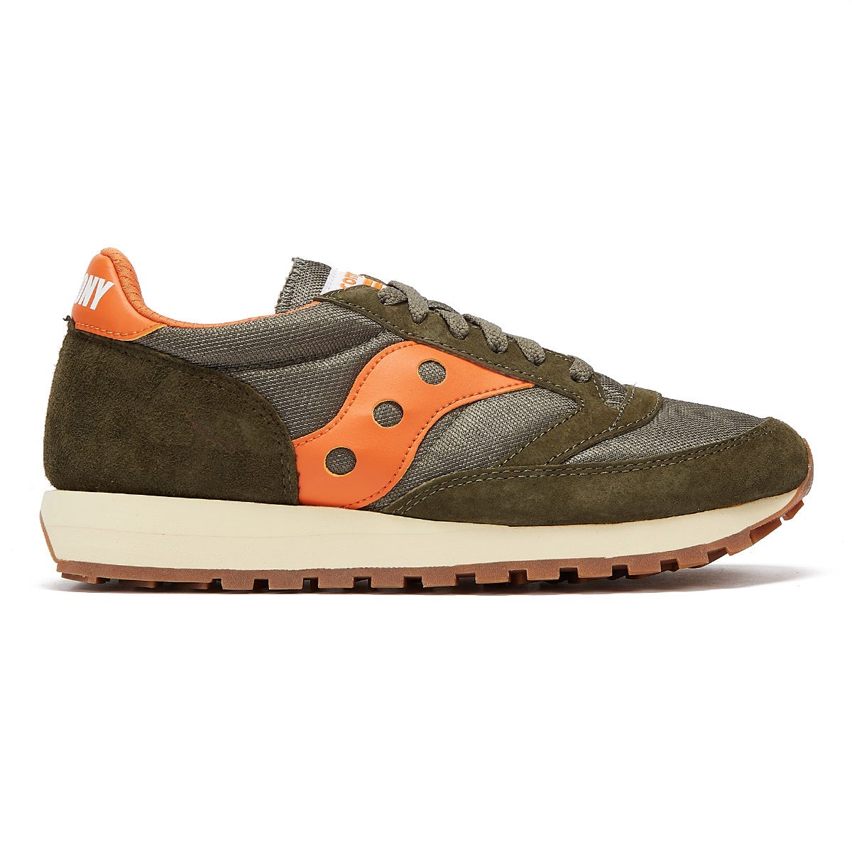 Saucony Jazz 81 Mens Green / Navy / Yellow Trainers