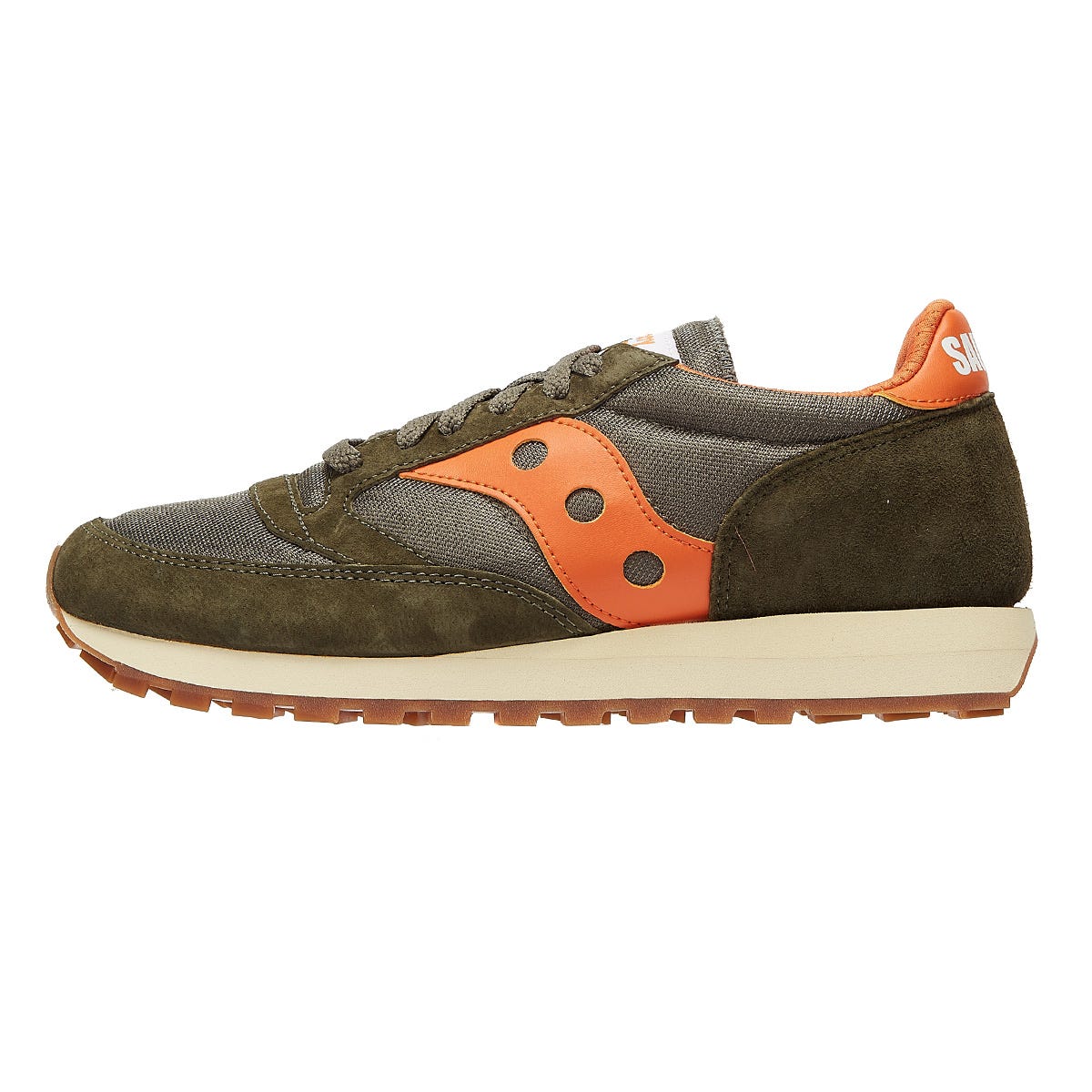 Saucony Jazz 81 Mens Green / Navy / Yellow Trainers