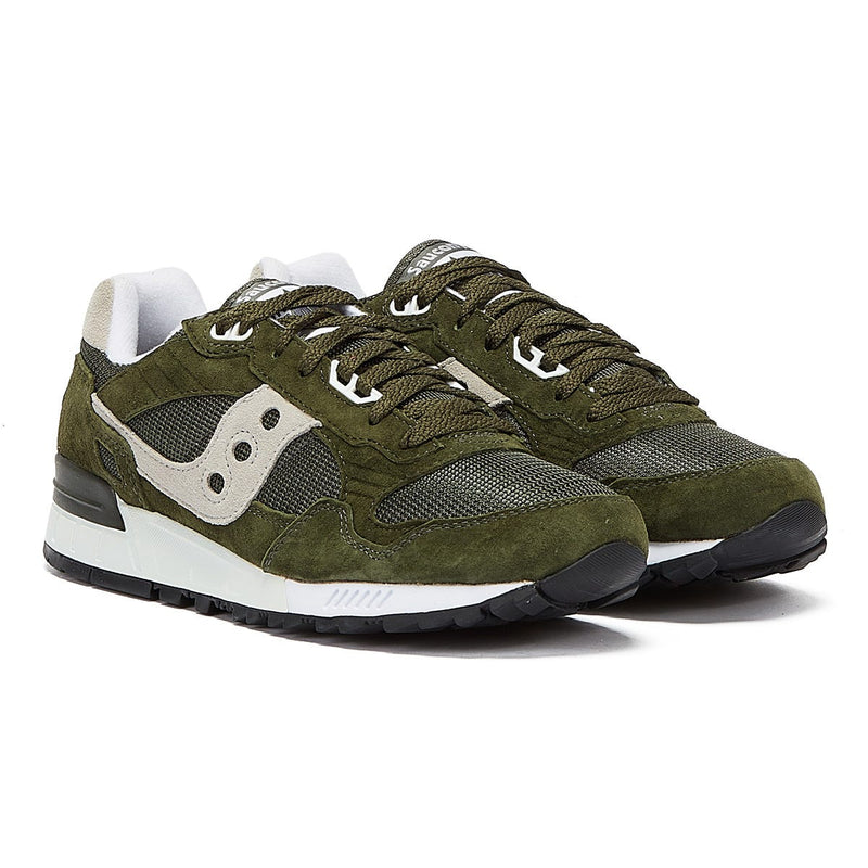 Saucony Shadow 5000 Mens Green / Silver Trainers