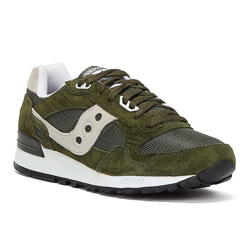Saucony Shadow 5000 Mens Green / Silver Trainers