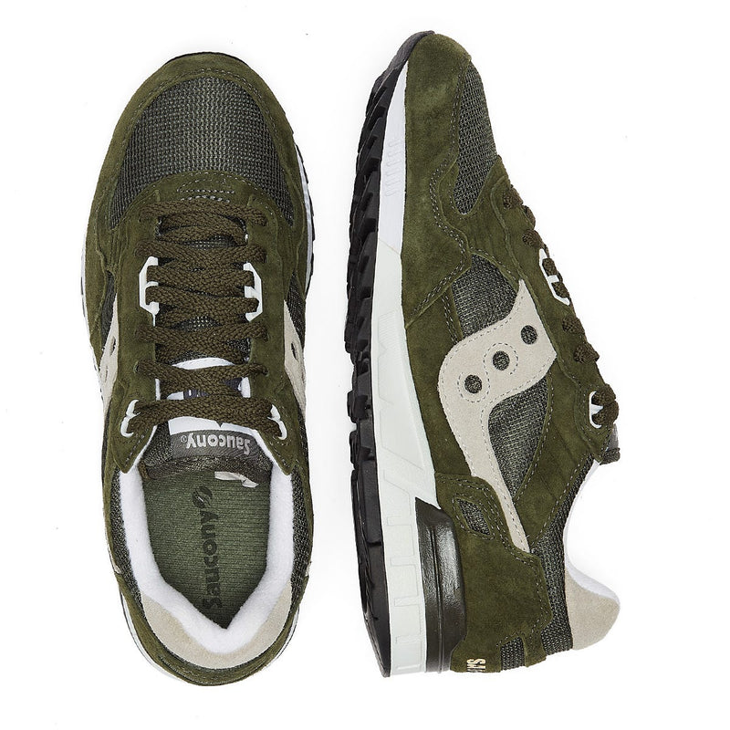 Saucony Shadow 5000 Mens Green / Silver Trainers