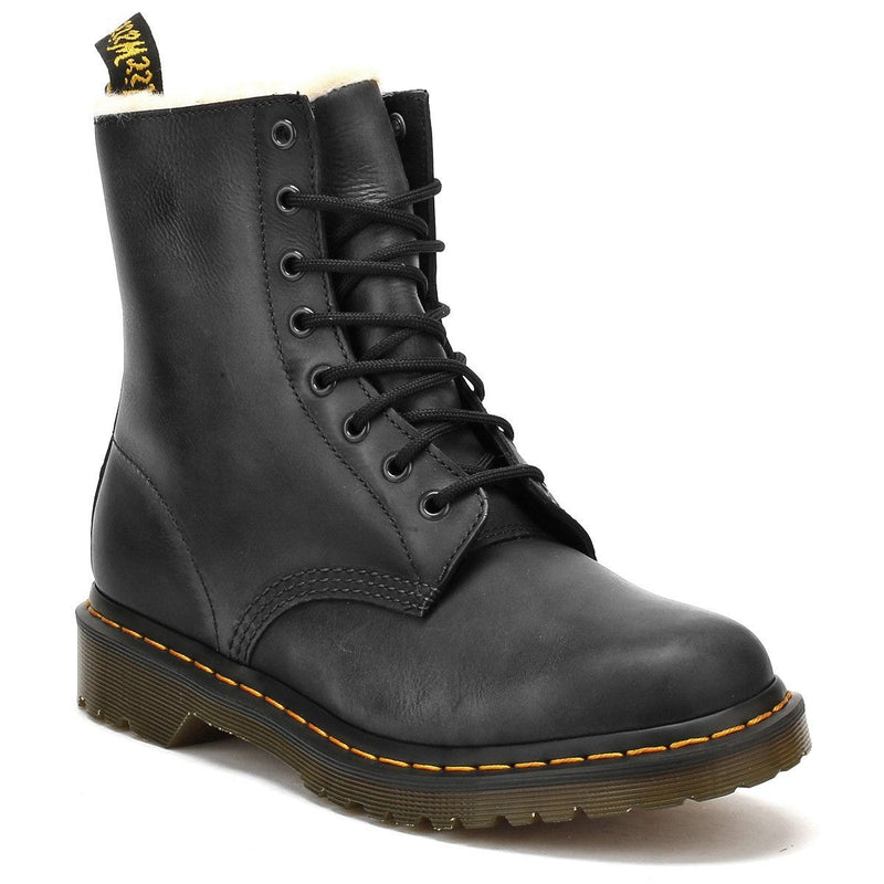 Dr. Martens Femme Noir Burnished Wyoming Serena Bottes