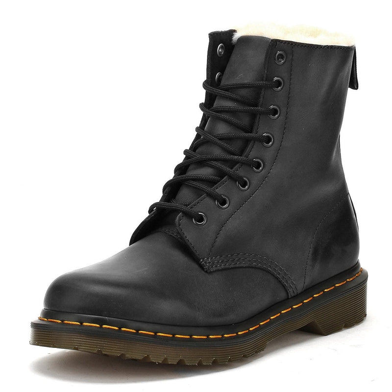 Dr. Martens Femme Noir Burnished Wyoming Serena Bottes