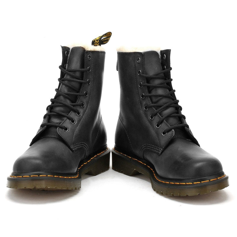 Dr. Martens Femme Noir Burnished Wyoming Serena Bottes