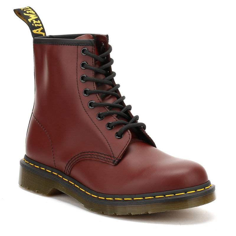 Dr. Martens 1460 Smooth Femme Cherry Rouge Leather Bottes