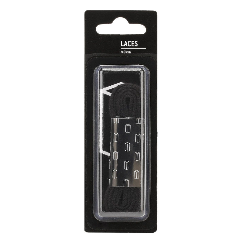 Tower London Lacets plats noirs (90cm)