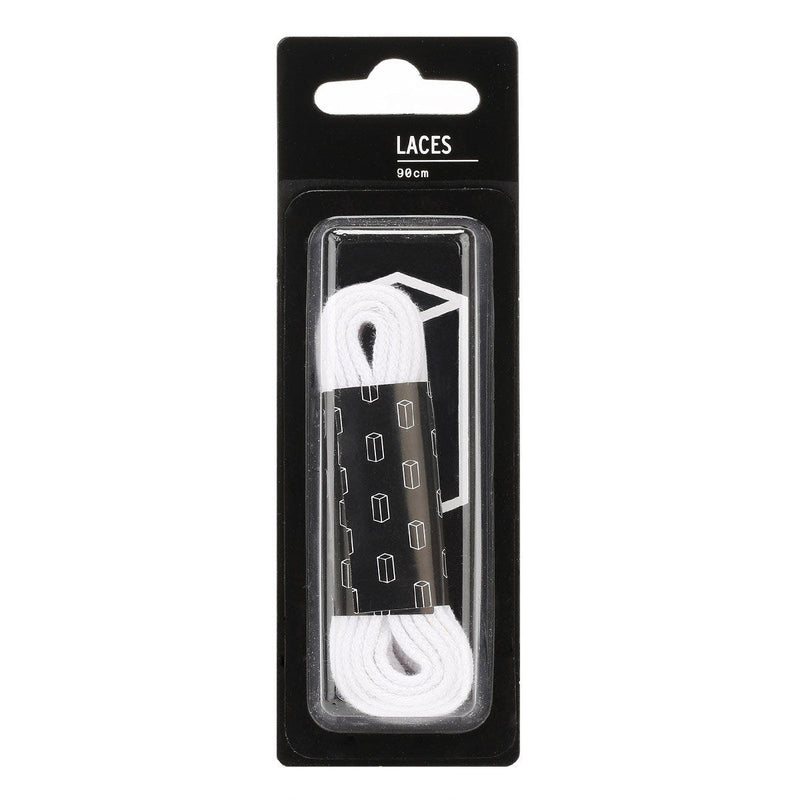 Tower London Lacets plats blancs (90cm)