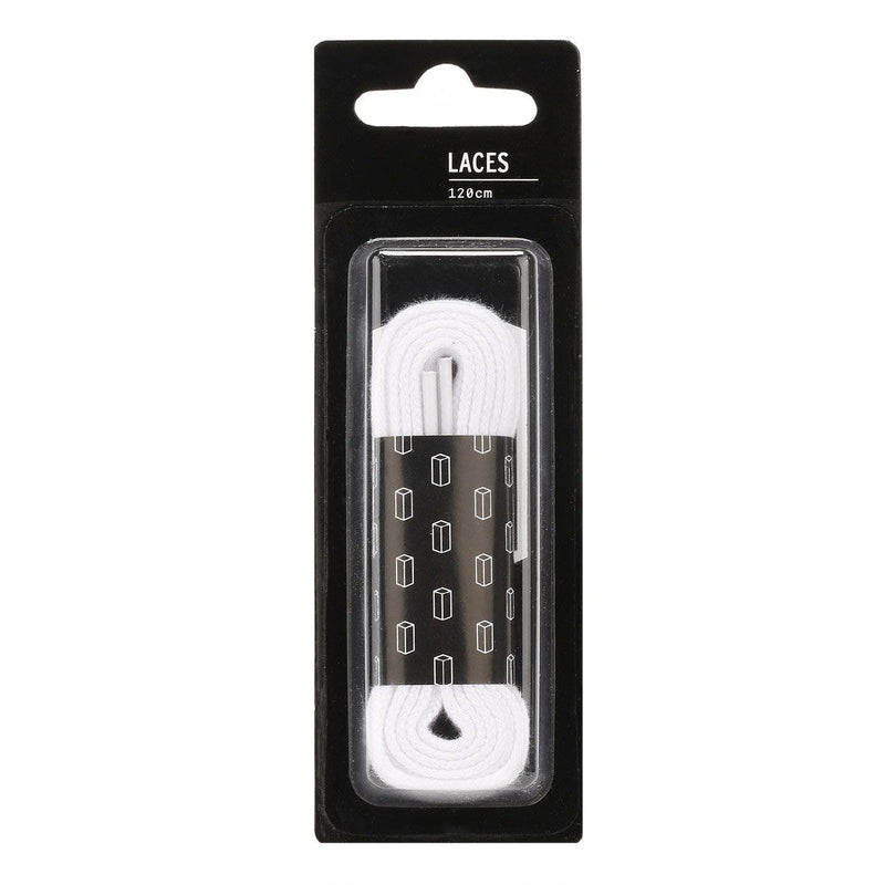 Tower London Lacets plats blancs (120cm)