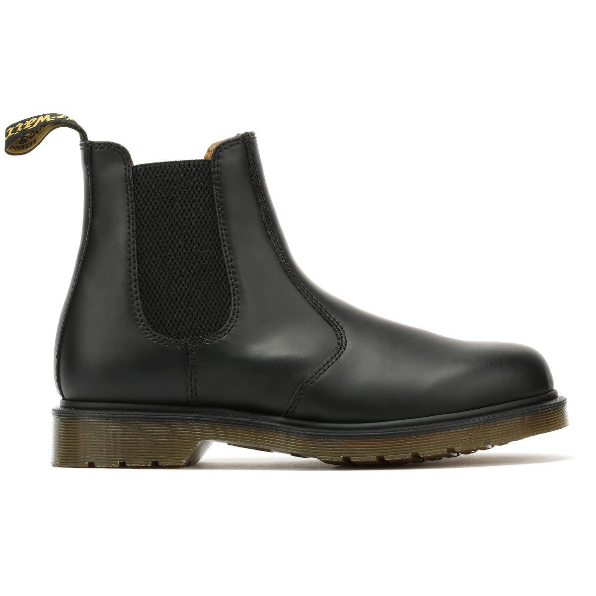 Dr. Martens 2976 Homme Noir Leather Chelsea Bottes