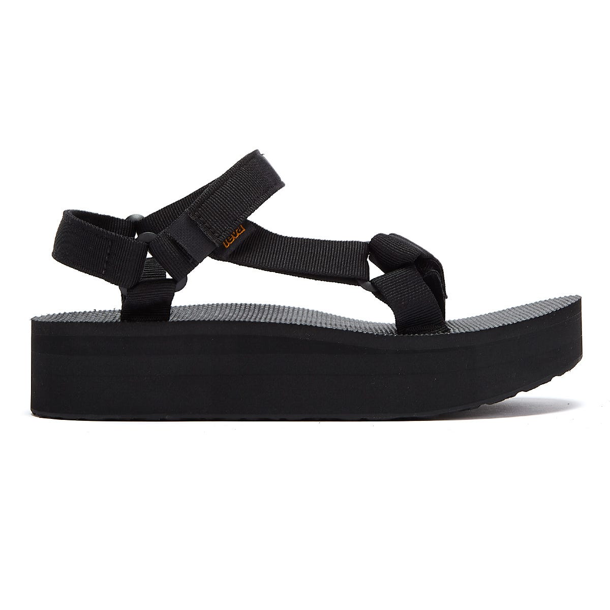 Teva Sandales universelles à plateforme noires pour femmes