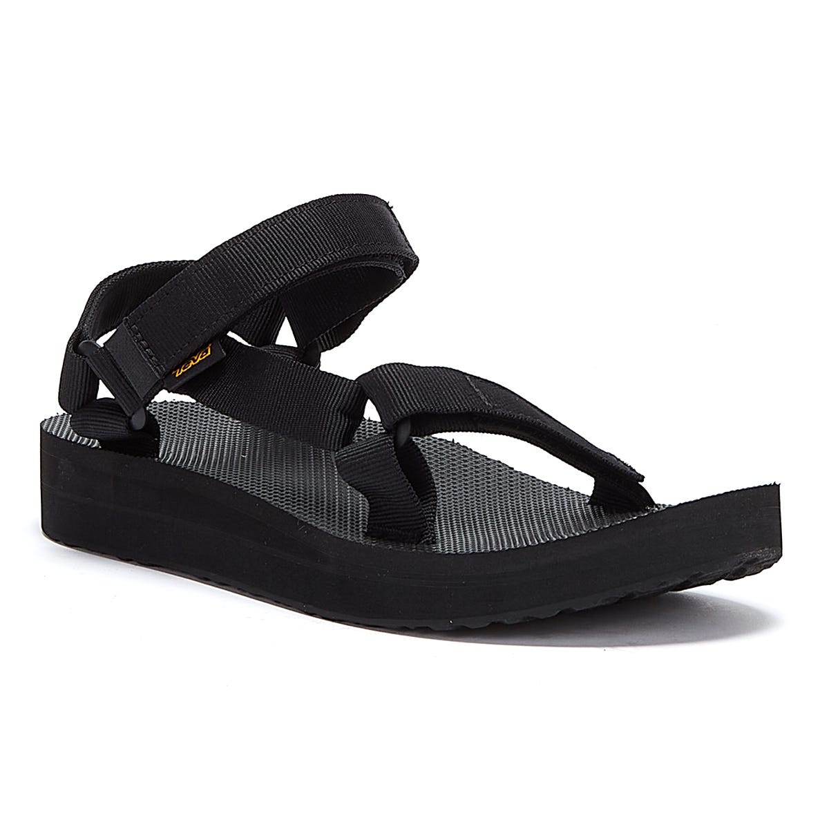 Teva Sandales universelles à plateforme noires pour femmes