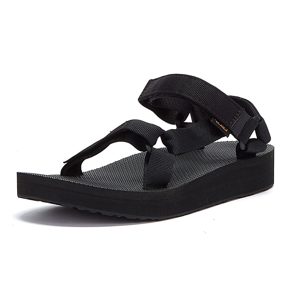Teva Sandales universelles à plateforme noires pour femmes