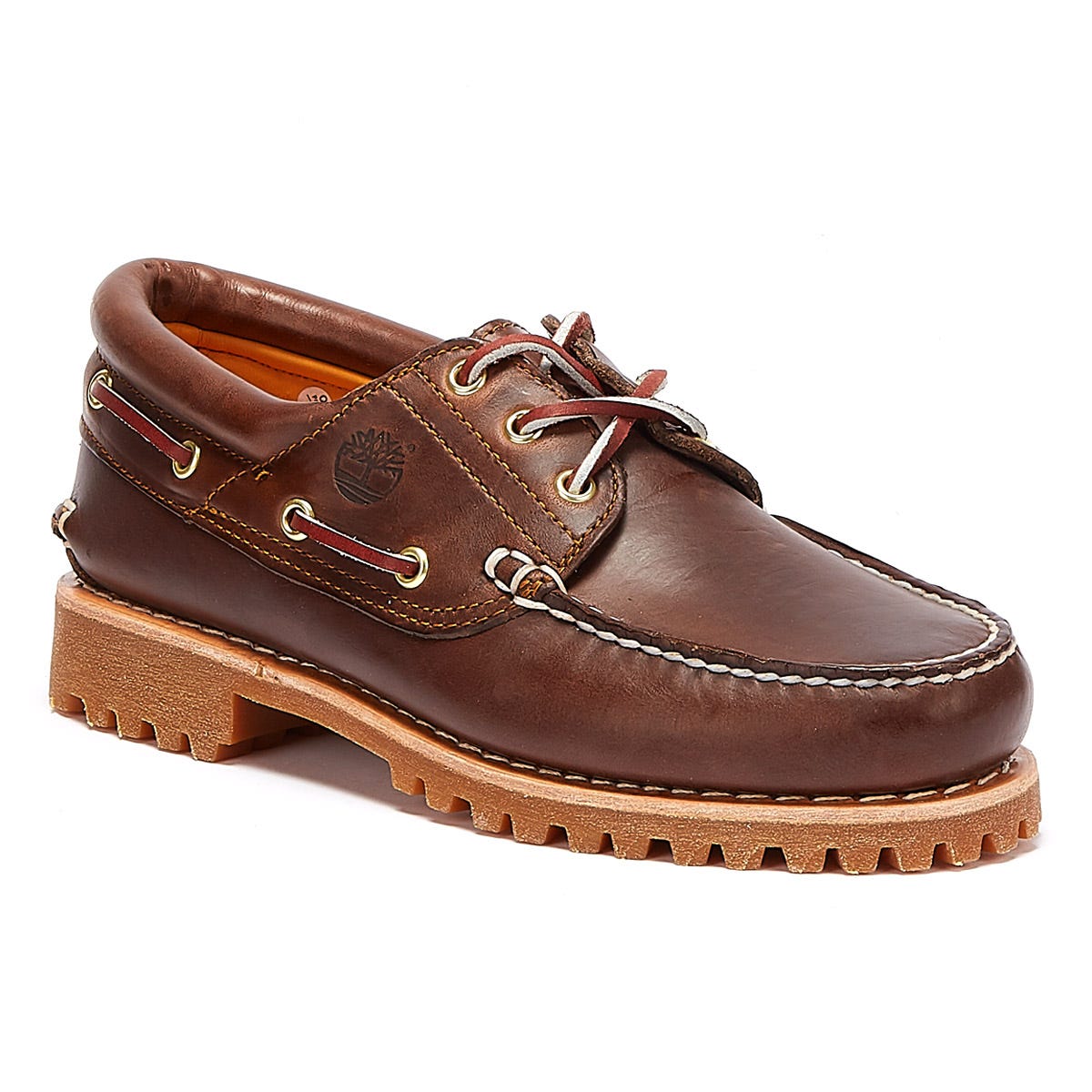 Timberland Chaussures Bateau Traditionnelles 3 Eyes Homme Marron