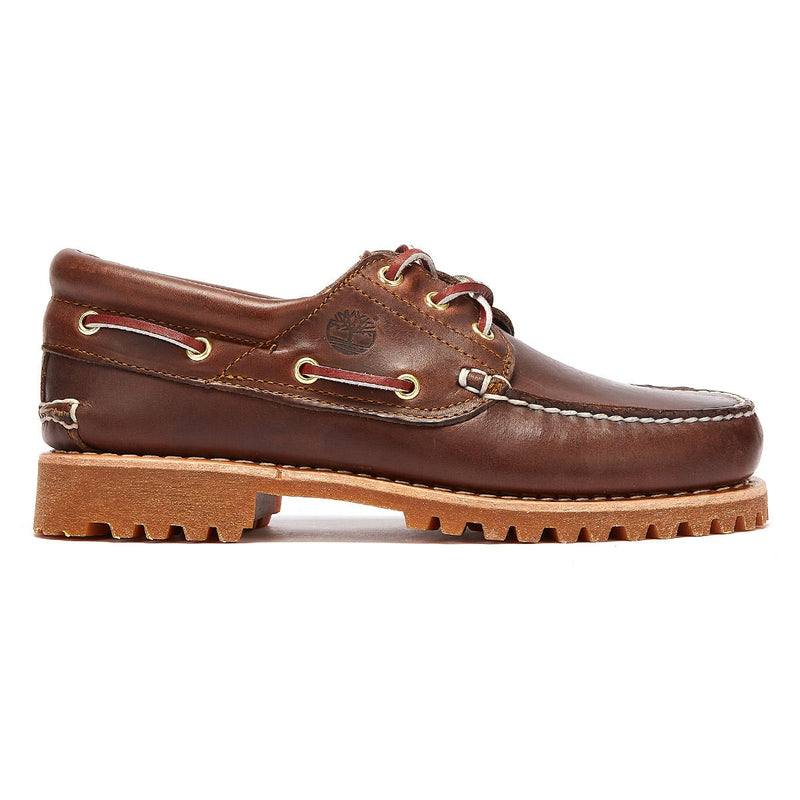 Timberland Mens Traditional 3 Eye Classic Boat Shoes Brown