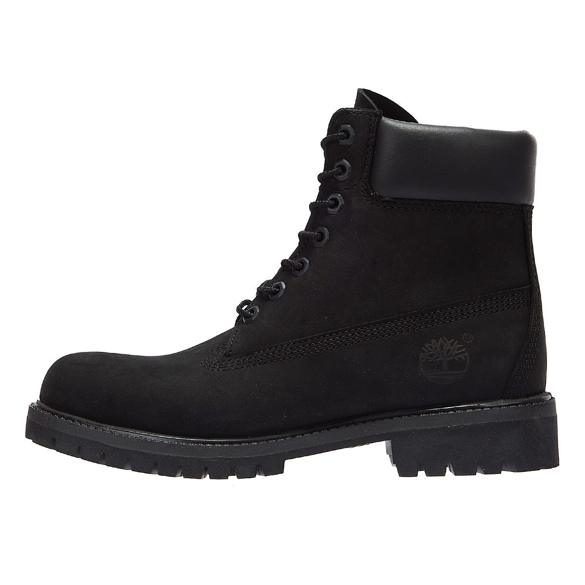 Timberland Bottes Premium 6 Pouces en Cuir Nubuck Noir pour Homme