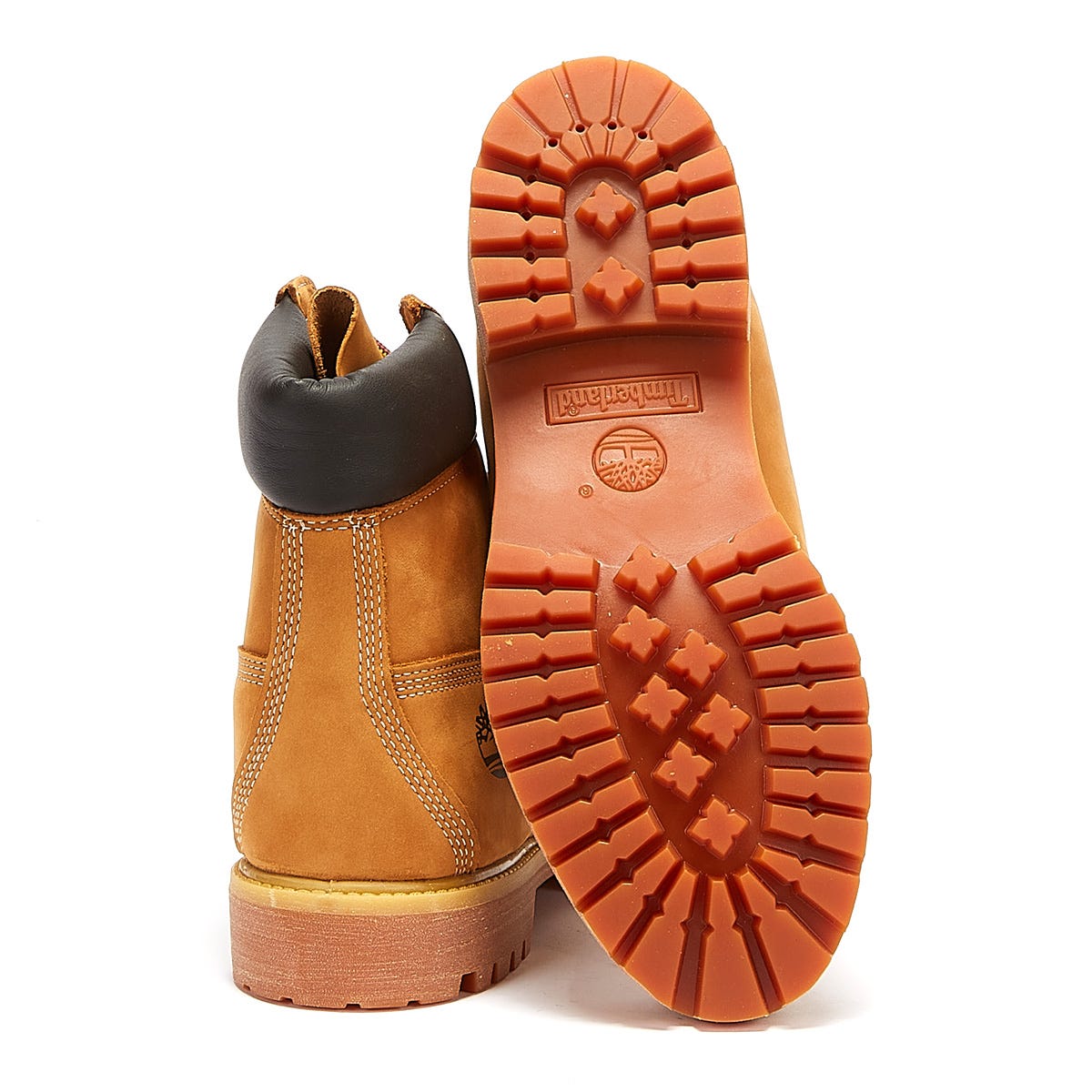 Timberland Bottes Premium 6 Pouces en Cuir Nubuck Blé pour Homme