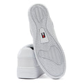 Tommy Hilfiger Jeans Retro Basket Sneakers En Cuir Blanc Pour Femmes
