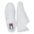 Tommy Hilfiger Jeans Retro Basket Sneakers En Cuir Blanc Pour Femmes