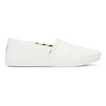 TOMS Alpargata Cotton Canvas Womens White Espadrilles