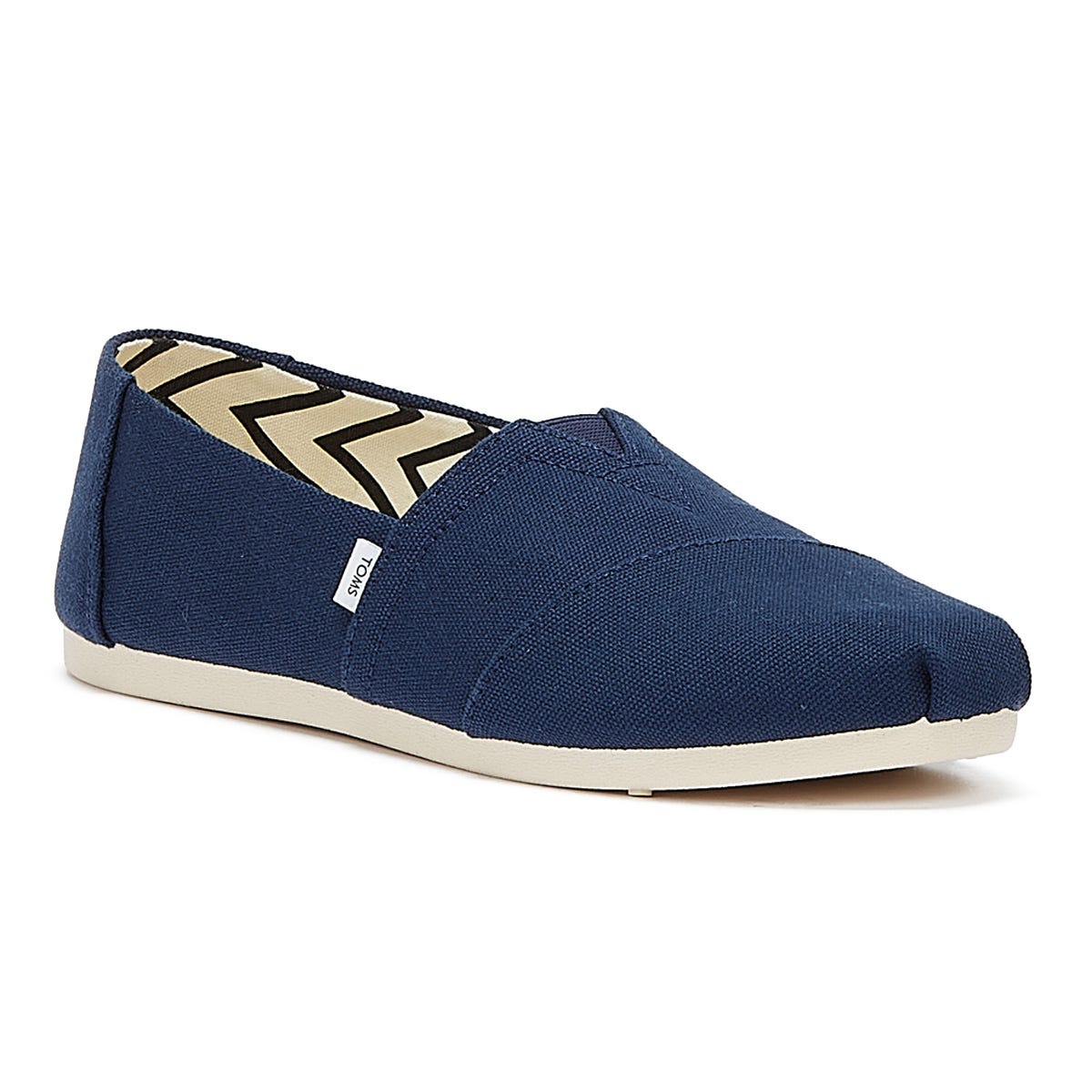 TOMS Alpargata Cotton Canvas Womens Navy Espadrilles