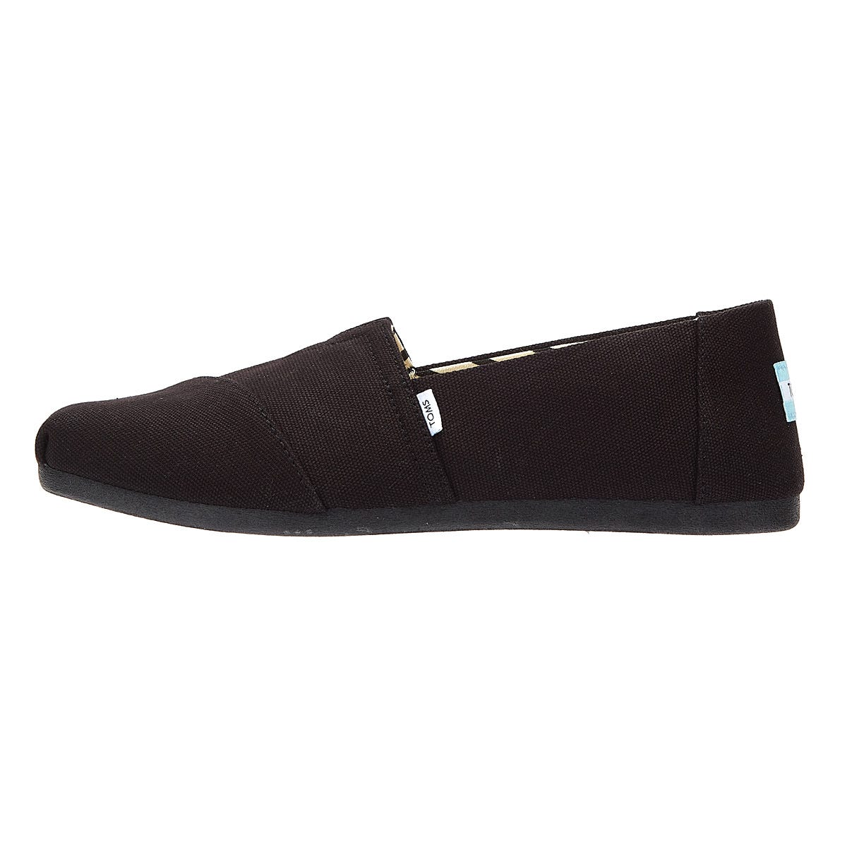 TOMS Alpargata Cotton Canvas Womens Noir / Noir Espadrilles