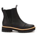 TOMS Dakota Leather Womens Black Boots