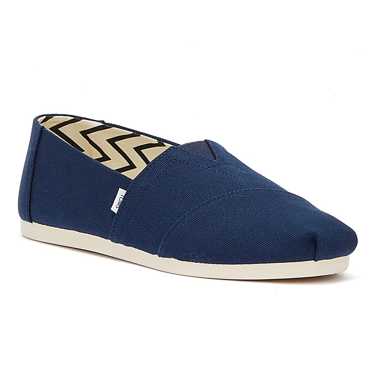 Espadrilles TOMS Alpargata Cotton Canvas pour hommes bleu marine