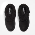 Timberland Warm Lined Waterproof Bottes Noires En Cuir Pour Femmes